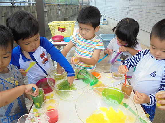 写真：夏季保育